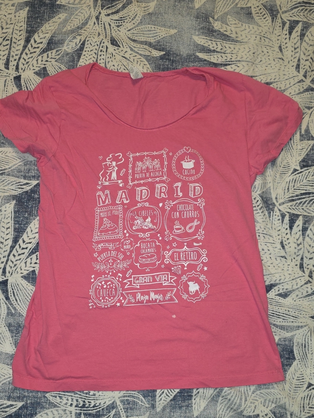 Women’s Pink Madrid Graphic Tee